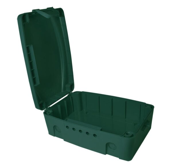 Scatola Elettrica IP54 Cable Organizer Organizzatore Cavi Verde - immagine 3