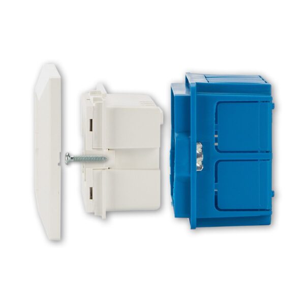 Multipresa Universale da Incasso con Doppia Presa Bipasso Italiana Schuko Bianco - immagine 6