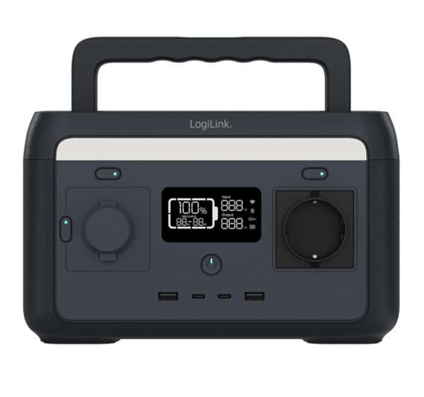 Stazione di Alimentazione Portatile 300W LiFePO4 Batteria Ricarica Solare Tuya - immagine 2