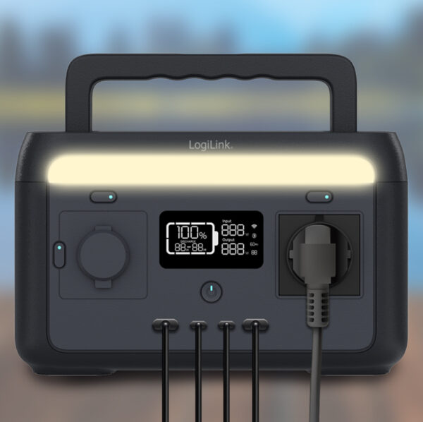 Stazione di Alimentazione Portatile 300W LiFePO4 Batteria Ricarica Solare Tuya - immagine 3