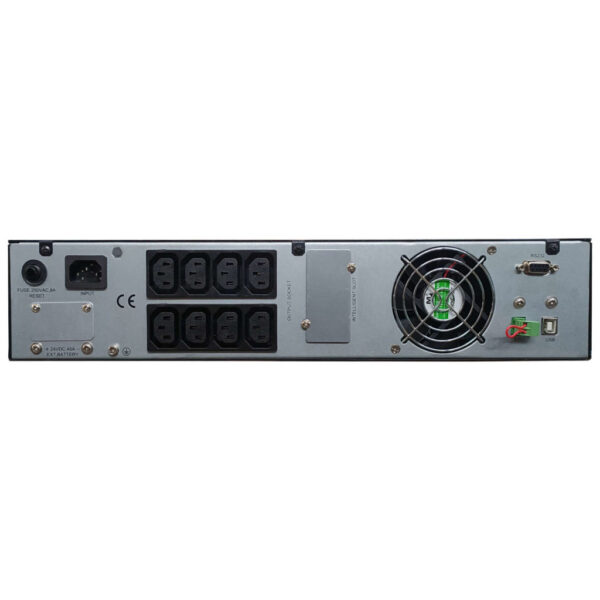 Gruppo di Continuità UPS 1000VA 900W OnLine Doppia Conversione Tower/Rack con Batterie Hot Swap - immagine 3