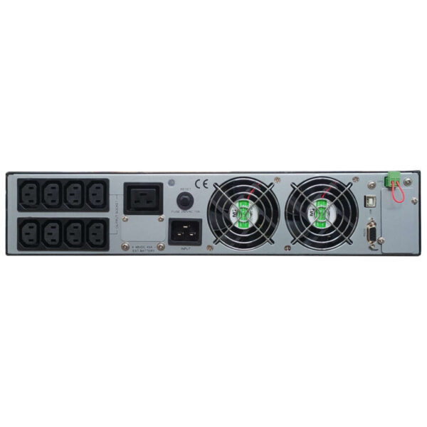 Gruppo di Continuità UPS 2000VA 1800W OnLine Doppia Conversione Tower/Rack con Batterie Hot Swap - immagine 3