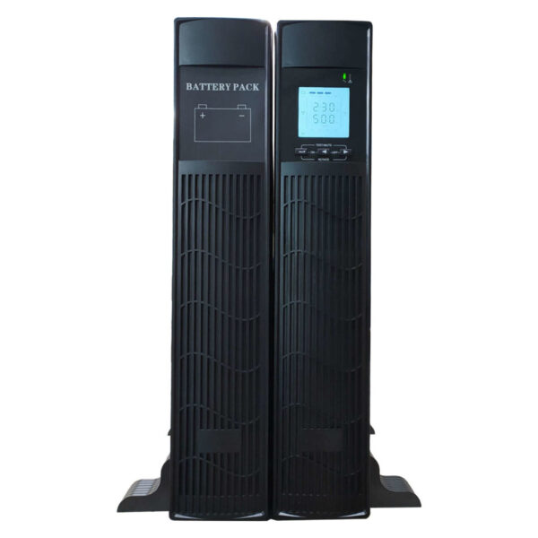 Gruppo di Continuità UPS 3000VA 2700W OnLine Doppia Conversione Tower/Rack con Batterie Hot Swap - immagine 2