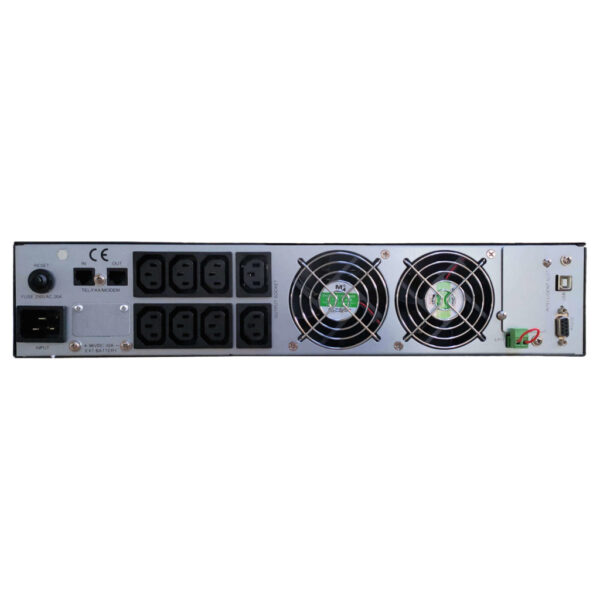 Gruppo di Continuità UPS 3000VA 2700W OnLine Doppia Conversione Tower/Rack con Batterie Hot Swap - immagine 3