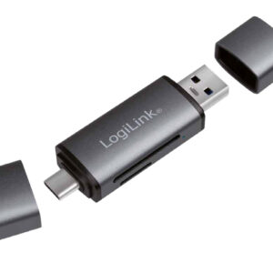 Lettore USB 3.2 Gen 1 di SD e MicroSD con Connessioni USB-C™ e USB A OTG