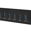 Hub USB Interno 5,25'' 7 porte USB 3.0 con Ricarica Veloce