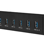 Hub USB Interno 5,25'' 7 porte USB 3.0 con Ricarica Veloce
