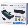 Hub USB Interno 5,25'' 7 porte USB 3.0 con Ricarica Veloce - immagine 2