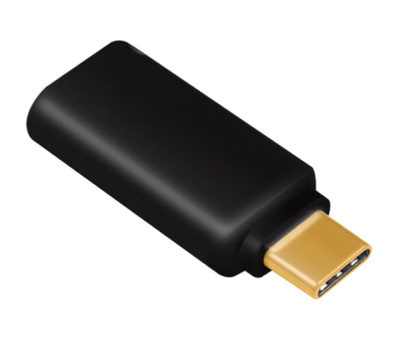 Adattatore Convertitore Audio Portatile da USB-C™ a 3,5 mm Nero - immagine 3
