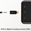Adattatore Convertitore Audio Portatile da USB-C™ a 3,5 mm Nero - immagine 5