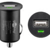 Caricatore Compatto da Auto 1 porta USB con uscita 1A Nero - immagine 3