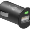 Caricatore Compatto da Auto 1 porta USB con uscita 1A Nero