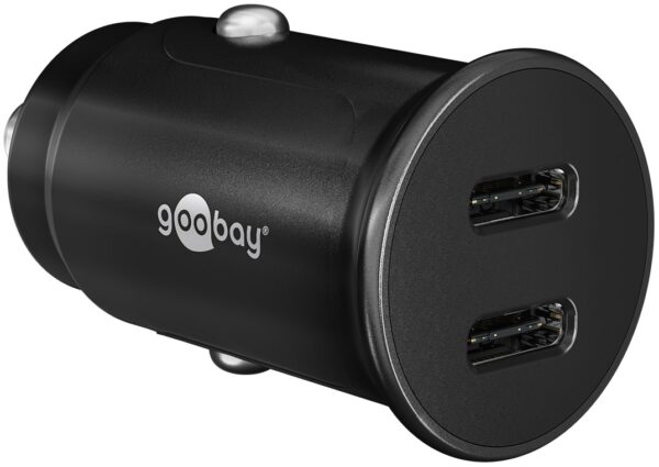 Caricatore Compatto da Auto 2 porte USB-C™ PD Power Delivery 30W