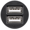 Caricatore Compatto da Auto 2 porte USB max.24W/4.8A Nero - immagine 2