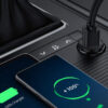 Mini Caricatore da Auto 2 Porte USB-A Ricarica veloce 36W Metallo Nero - immagine 5