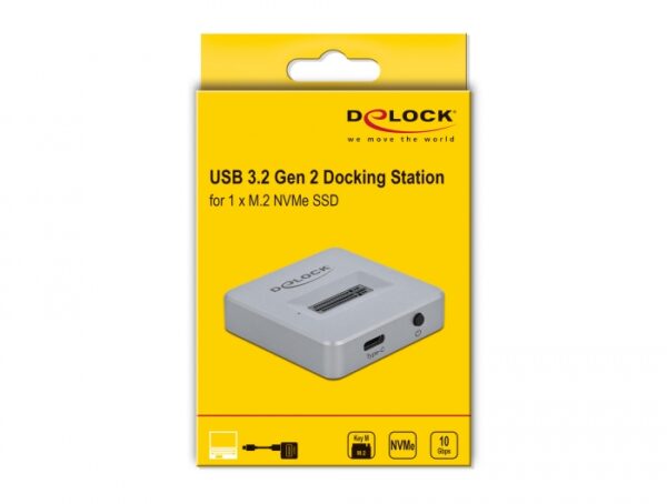 Docking Station per SSD M.2 NVMe PCIe SSD con USB Type-C™ Femmina - immagine 2