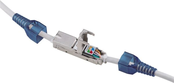 Accoppiatore Inline Toolless Schermato Cat.6A - immagine 3