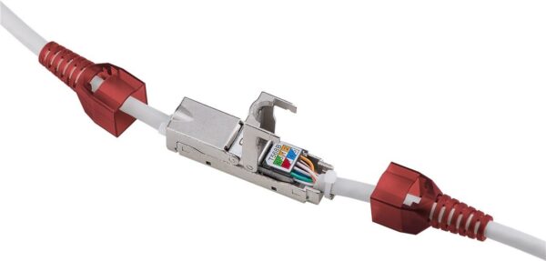 Accoppiatore Inline Toolless Schermato Cat.6 - immagine 2
