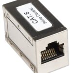 Accoppiatore RJ45 Cat.6 8P8C Femmina/ Femmina FTP Silver