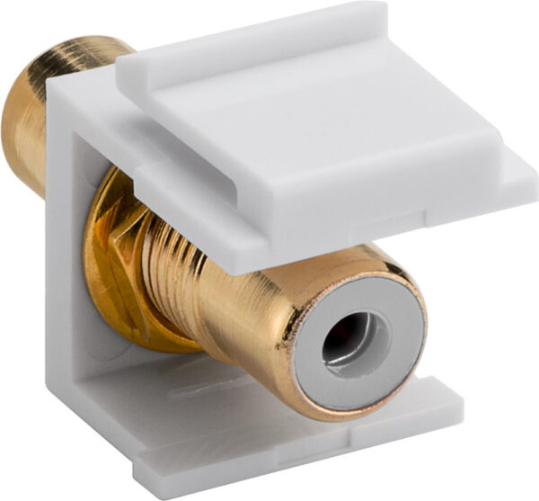 Modulo Keystone Cinch/RCA Bianco - immagine 2