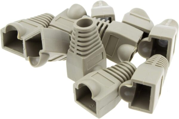 Copriconnettore per Plug RJ45 6.0 mm Grigio 10 pz - immagine 4