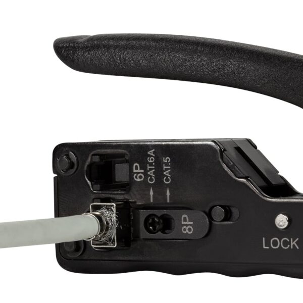 Pinza di Crimpatura per CAT.5E CAT.6 CAT.6A CAT.7 e RJ11/12 - immagine 5
