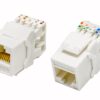 Kit 24 Frutti Cat.6A UTP 180° Keystone con Pinza Crimpatrice - immagine 5