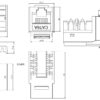Kit 24 Frutti Cat.6A UTP 90° Keystone con Pinza Crimpatrice - immagine 2