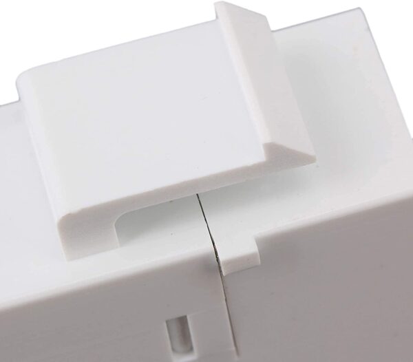 Accoppiatore Keystone RJ45 F/F Cat.5E UTP Bianco - immagine 6