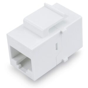 Accoppiatore Keystone RJ45 F/F Cat.5E UTP Bianco