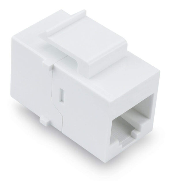 Accoppiatore Keystone RJ45 F/F Cat.5E UTP Bianco - immagine 2