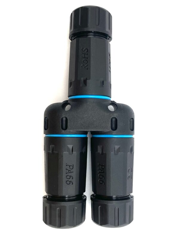 Connettore Adattatore Cat.6 RJ45 1F/2F Configurazione 1:1 Impermeabile IP68 - immagine 3