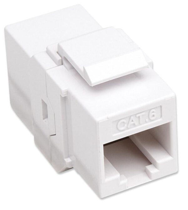 Accoppiatore Keystone RJ45 F/F Cat.6 UTP Bianco - immagine 2