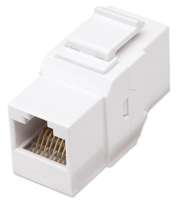 Accoppiatore Keystone RJ45 F/F Cat.6 UTP Bianco - immagine 3