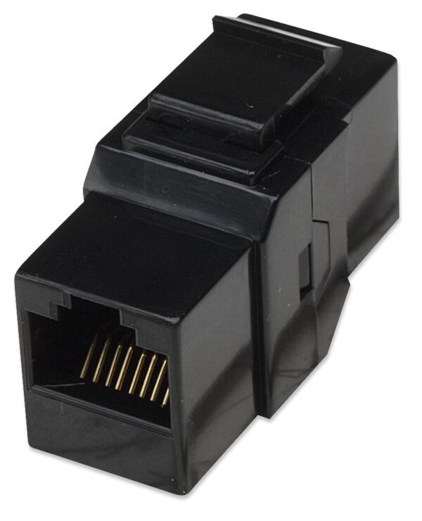 Accoppiatore Keystone RJ45 F/F Cat.6 UTP Nero - immagine 3