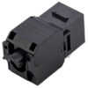 Frutto Keystone RJ45 UTP Cat.6 Tooless Nero - immagine 8