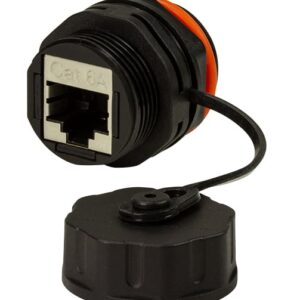 Accoppiatore RJ45 Cat.6A da panello IP68