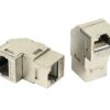 Accoppiatore RJ45 F/F 90° Cat.6A Schermato - immagine 3