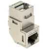 Accoppiatore RJ45 F/F 90° Cat.6A Schermato - immagine 5