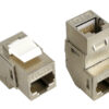 Accoppiatore RJ45 F/F 90° Cat.6A Schermato - immagine 7