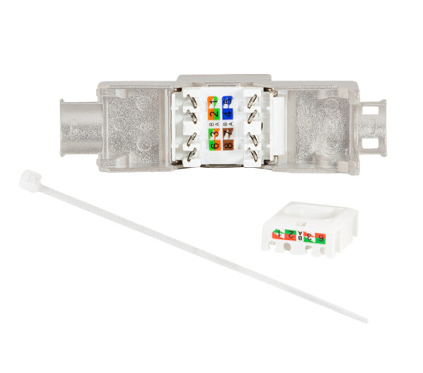 Frutto Keystone RJ45 Cat.8.1 STP Tooless - immagine 6