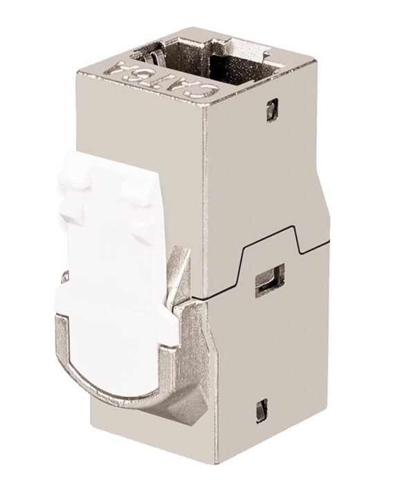 Accoppiatore di Rete RJ45 Cat.6A F/F Schermato FTP da pannello 16.5mm - immagine 3