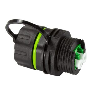 Connettore Fibra Ottica LC Duplex Impermeabile IP68 con Cappuccio Antipolvere