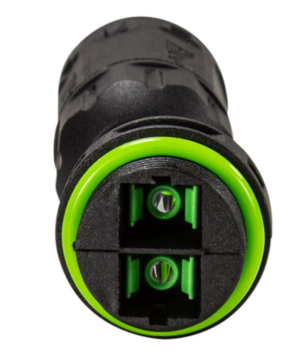 Connettore Fibra Ottica SC Duplex Impermeabile IP68 con Due Pressacavi - immagine 4