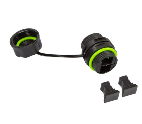 Connettore Fibra Ottica SC Duplex Impermeabile IP68 con Cappuccio Antipolvere - immagine 2