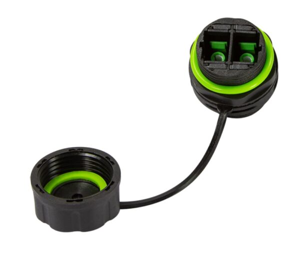 Connettore Fibra Ottica SC Duplex Impermeabile IP68 con Cappuccio Antipolvere - immagine 3