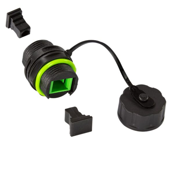 Connettore Fibra Ottica SC Simplex Impermeabile IP68 con Cappuccio Antipolvere - immagine 2