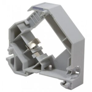 Adattatore keystone RJ45 per Barra DIN espandibile in Plastica con messa a terra