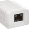 Presa a Muro con 1 Frutto RJ45 Cat.6 UTP Beige - immagine 4