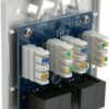 Presa a Muro con 2 Frutti RJ45 Cat.6 UTP Beige - immagine 5